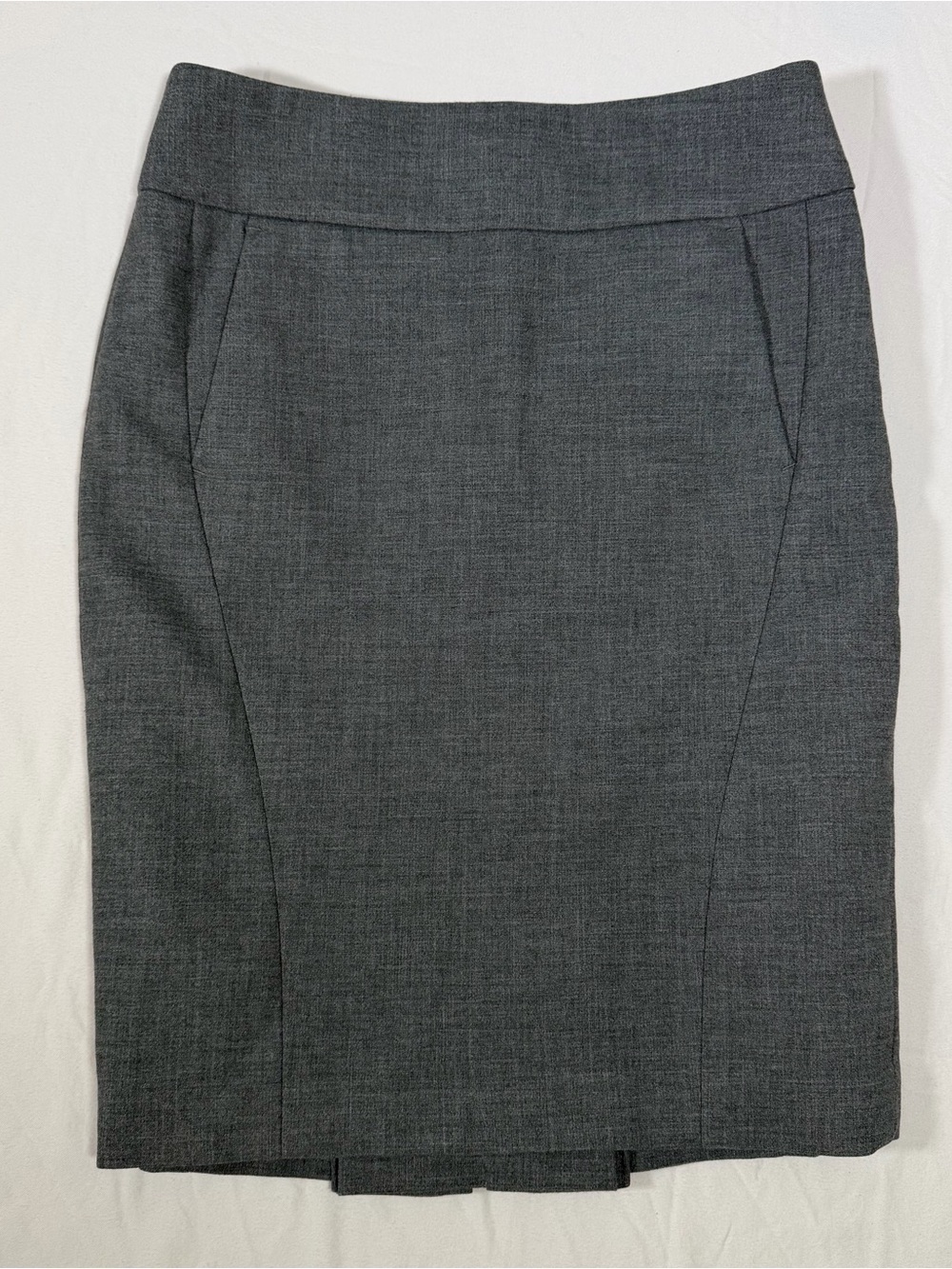 LOFT Charcoal Gray Pencil Skirt